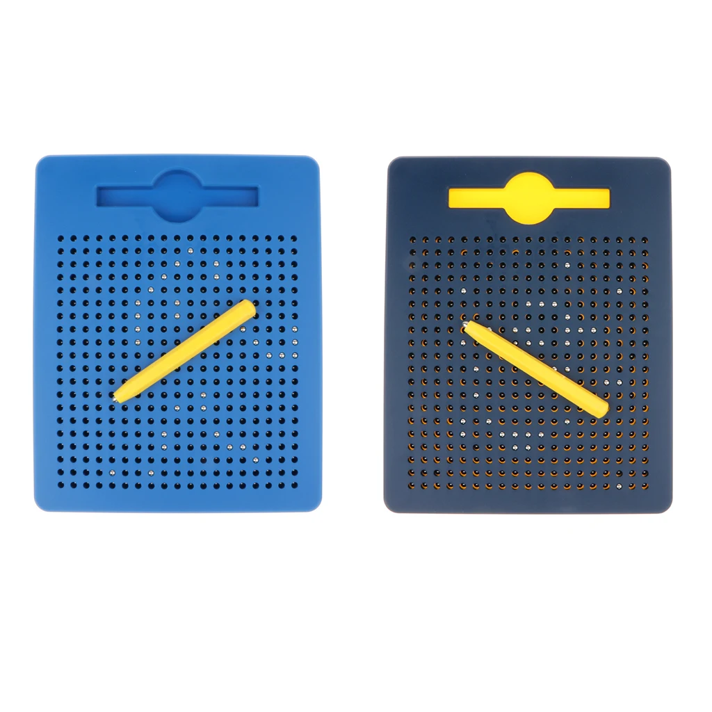 2pcs Protable Novel Memos Notebook Magnetic Beads Sketching Tablets Boards Doodle Demo Pad Writing Drawing Educational Learning