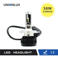 

1 Set 2 Pieces Super Bright X1 LED Headlight Bulb H4 H13 Dual Beam 12V 36W All In One Compact Design For Universal Car Headlight