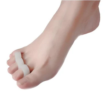 

Toe Separators Soft Silicone Orthopedic Valgus Corrector Metatarsal Straightener Toe Rings Shoes Cushion Pads Health Care P0033