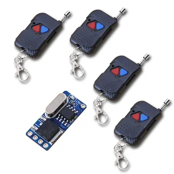 

DC 3.5v-12v Wireless Remote Control Switch Smart Micro Remote Switch System Mini Receiver Transmitter 315Mhz