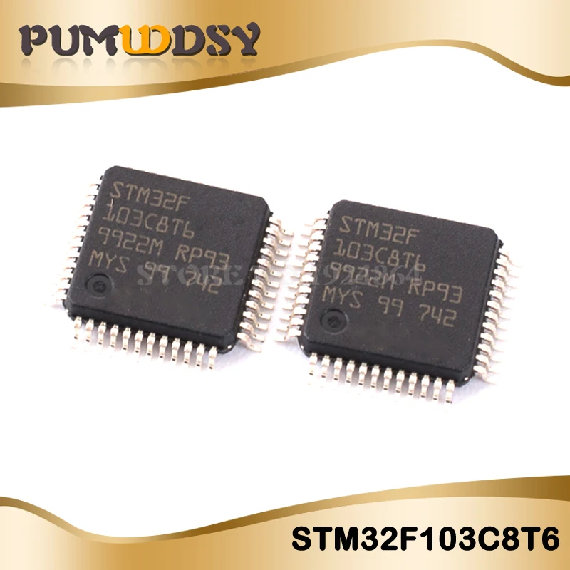 50 шт. STM32F103C8T6 LQFP48 32F103C8T6 QFP48 QFP ARM новое и оригинальное IC