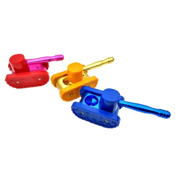 

Creative Tank Metal Pipes Tobacco Pipe Smoking Pipe Gift Mill Smoke Narguile Grinder Grinder Cigarette Holder