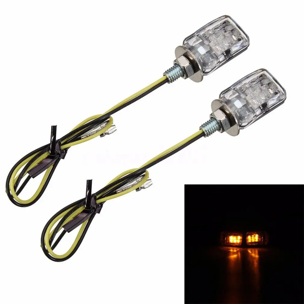 

LED Turn Signal Light for Motorbike Motorcycle Refit Retro Warning Signal Light LED Universal Scooter Motor Lights
