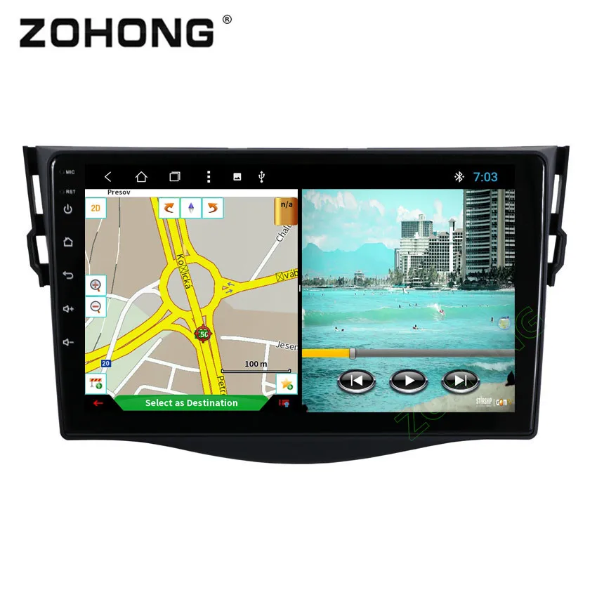 PIP Octa 8 Core 2+ 32Gb Автомобильный dvd-плеер на основе Android для Toyota RAV4 Rav 4 2007 2008 2009 2010 2011 Радио RDS gps навигация wifi карта