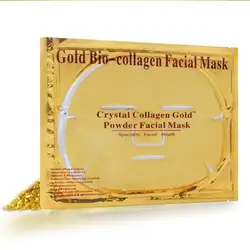 DHL 600 шт. Золото био-Коллагеновая Маска Простыни увлажняющая маска для лица отбеливающий Уход за кожей лица маска много Anti-Aging refirming уход за