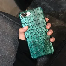 Case For iPhone X 8 7 Plus Luxury Retro 3D Crocodile Pattern Slim Leather Hard PC Cover For Apple iPhone7 6 6S Plus Back Cover Case For iPhone X 8 7 Plus Luxury Retro 3D Crocodile Pattern Slim Leather Hard PC Cover For Apple iPhone7 6 6S Plus Back Cover