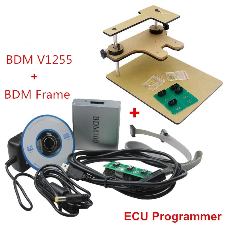 

ObdTooL BDM Frame Full Adapter + BDM100 Programmer OBD2 OBDII ECU Chip Tuning Tool BDM 100 V1255 Diagnostic Tool
