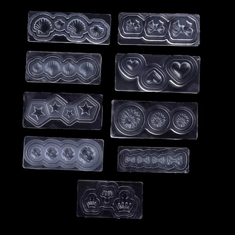 1 шт. Прозрачная силиконовая форма 3D DIY Дизайн ногтей цветок УФ гель акриловая