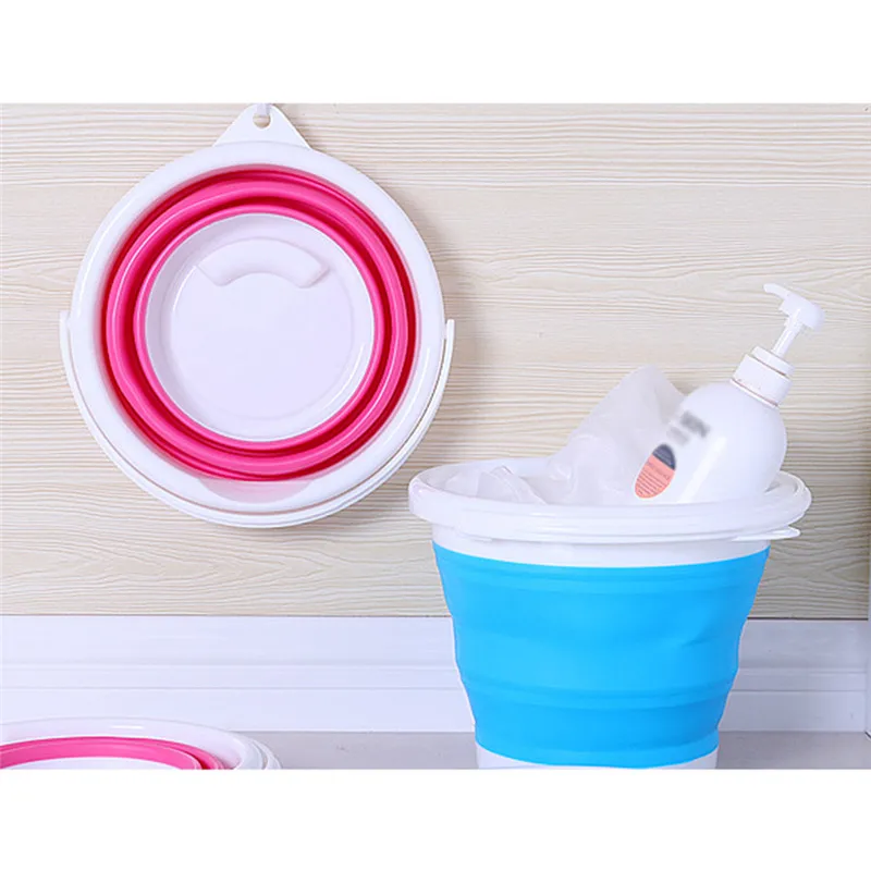 Buy 5L Portable Folding Bucket Outdoor Thick Folding