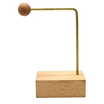 

Wooden Earring Display Stand Jewelry Holder Stand Organizer Rack Beech M