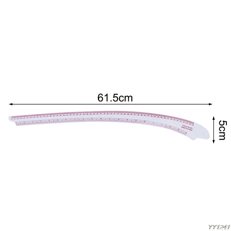 Швейная линейка форма запятой французский кривой пластиковый портной рисунок ремесло инструмент DIY
