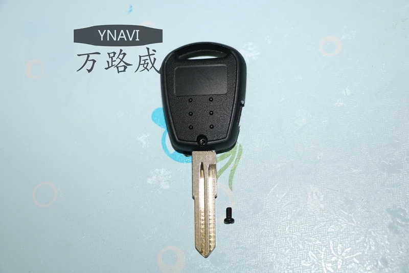 

2pcs Car Key Cover With Side One Button Fob Replcement Blank Case For Hyundai With Logo Uncut Left Blade Free Shipping