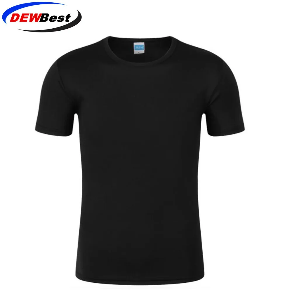 Black 1pcs DEWBEST высококачественные летние быстросохнущие комбинезоны с коротким рукавом футболка одежда для уборки Рабочая одежда - Цвет: Black 1pcs