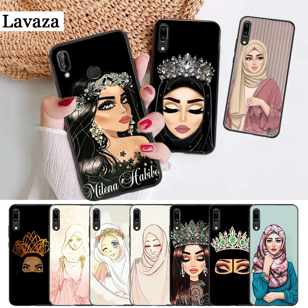 

Lavaza Woman In Hijab Face Muslim Silicone Case for Huawei P8 Lite 2015 2017 P9 2016 Mimi P10 P20 Pro P Smart 2019 P30 Lite Pro