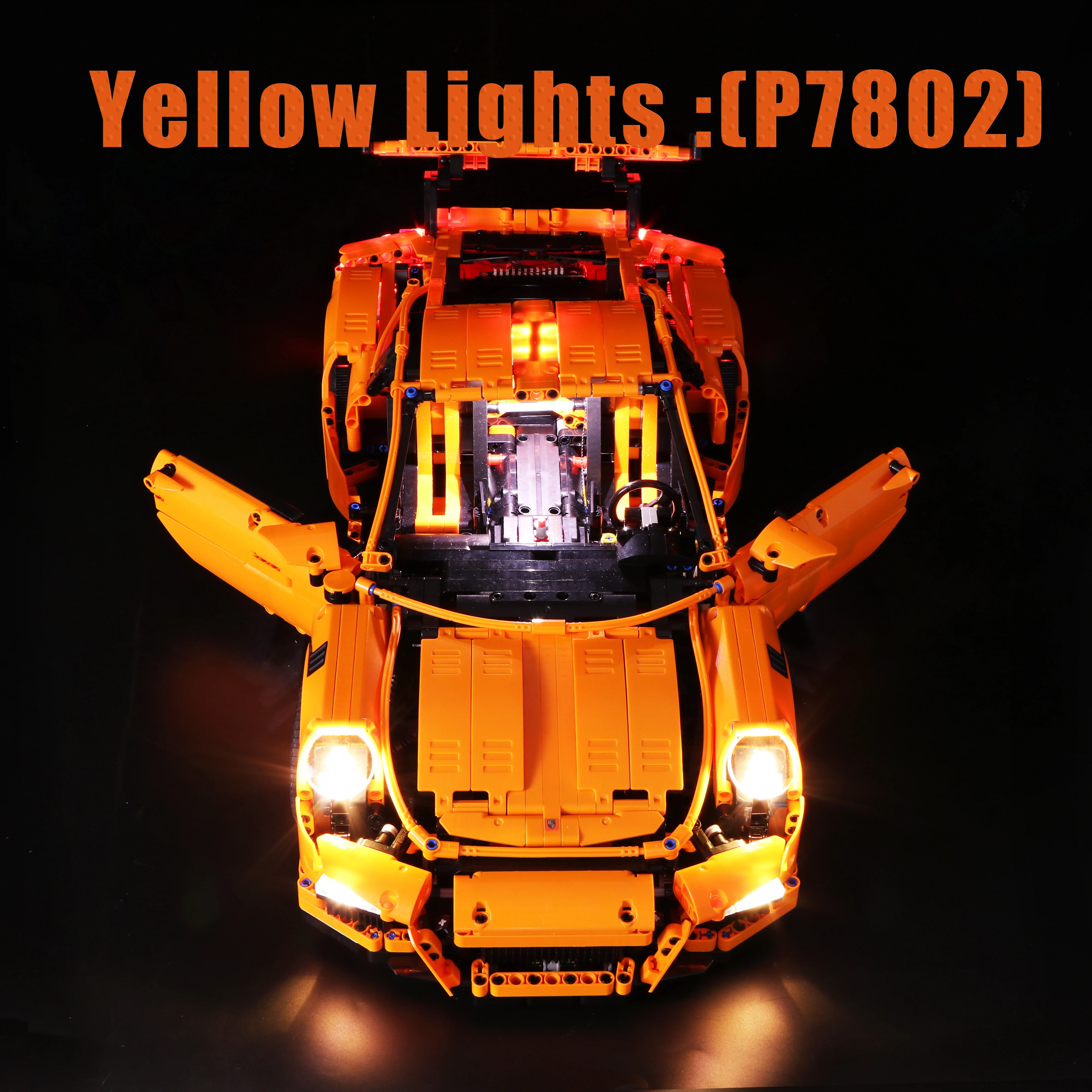 Vonado светодиодный свет набор для Lego 42056 Porsche technic гоночный автомобиль совместимый