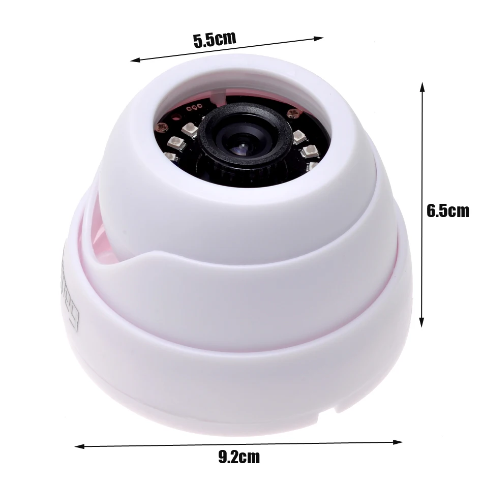 Skup Gadinan w nocy w podczerwieni kamera kopułkowa 1.0MP 2.0MP 1080 P nadzoru kamera bezpieczeństwa CCTV 3.6mm obiektyw 18 sztuk laserowo IR Cut ABS z tworzywa sztucznego