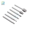 6Pcs/set HSS Dremel Rotary Tool Mini Drill Bits Burr Set Dremel Tools for Woodworking Carving Tools Kit Dremel Accessories ► Photo 2/5