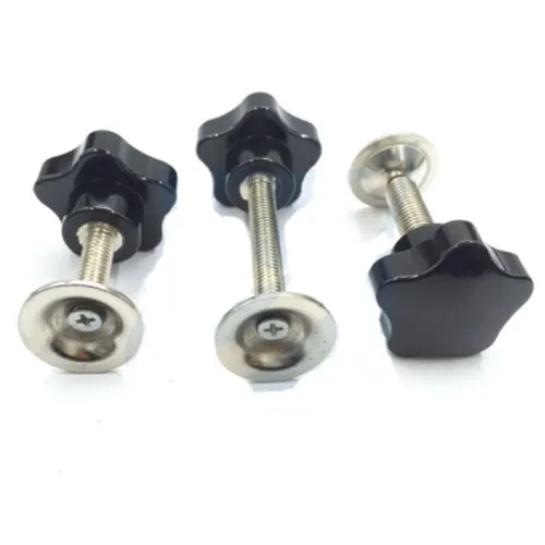 1pcs M10 Five-star handle With tablet Plum plastic head Hand screw Star knob Screen printing Silk screen handles 25mm-80mm Long |