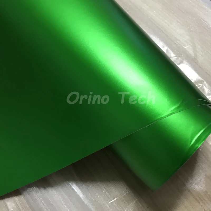 Apple Green Metallic Chrome Vinyl Film-3