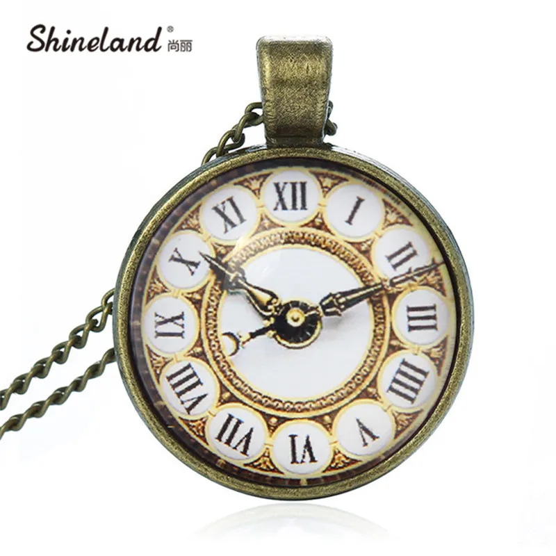 Shineland 2017 New Fashion Cabochon Jewelry Vintage Gold color Alloy