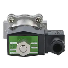 Ручной Соленоидный клапан давления, нормально открытый Электрический Соленоидный клапан из нержавеющей стали для водяного воздушного электрического клапана