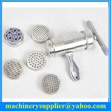 Горячая Ручной пресс для приготовления лапши из нержавеющей стали лапша машина с 5 прессформы