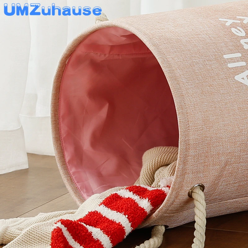 الحلوى أكياس تخزين اللون سلة الغسيل الملابس القذرة الملابس متفرقات المنظمون للطي دلو المنزل منظمة تعوق صناديق