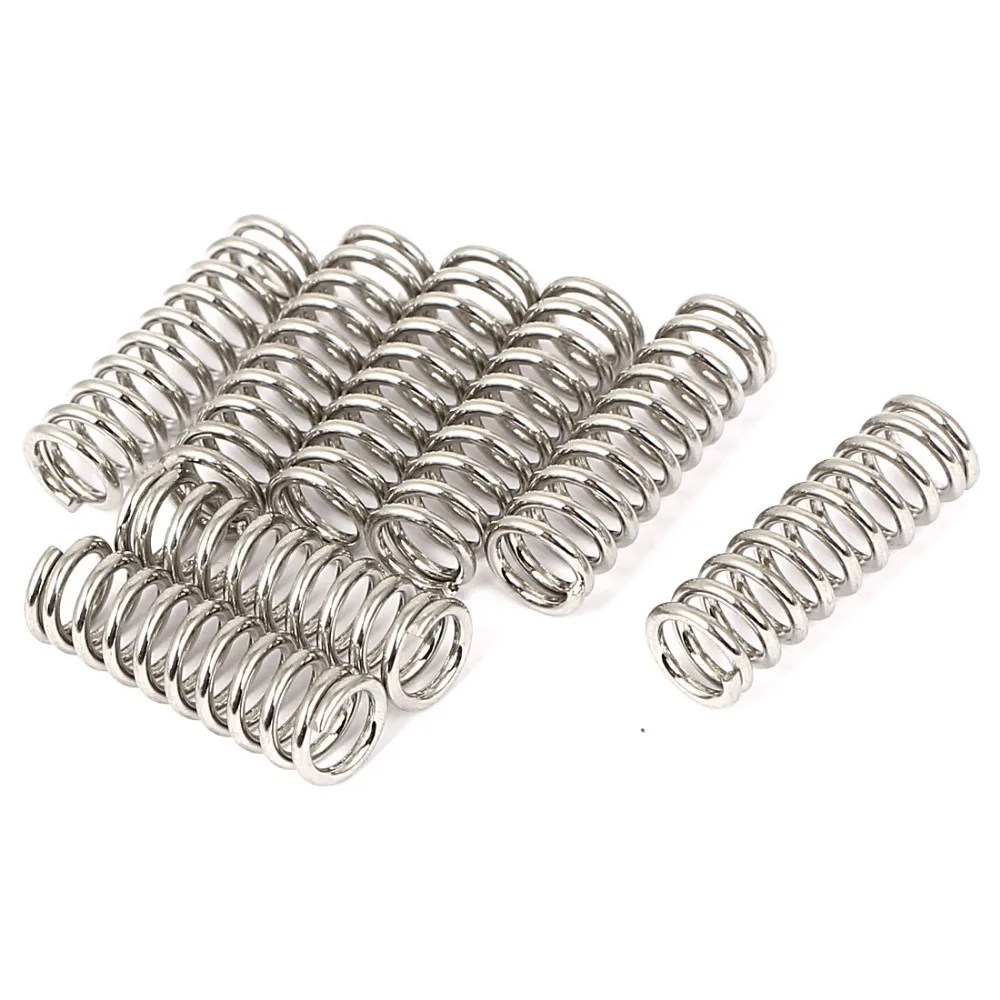 

Uxcell New Hot 7pcs 1.2mm Wire Diameter 8mm Outer Diameter 25mm Length Metal Dual Hook Small Tension Spring Hardware Accessories