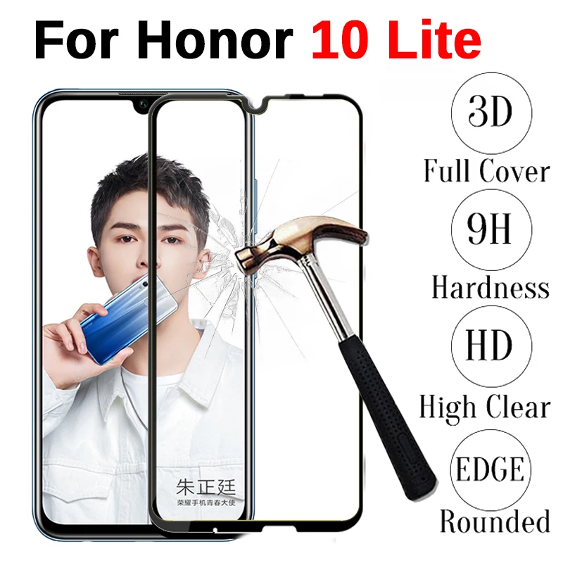 3D стекло для Huawei Honor 10 Lite Light закаленное Honor10 light lite защитная пленка экрана|Защитные