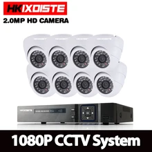 HKIXDISTE домашняя система безопасности камеры 8ch CCTV системы 8X1080 P Крытый 2.0MP камера система наблюдения комплект Camara Seguridad