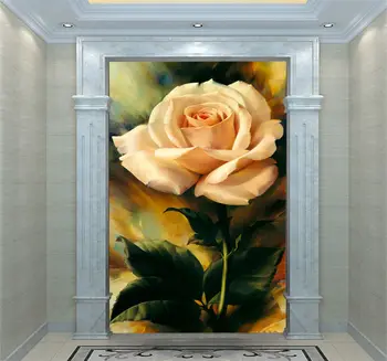 

HD 1 piece canva art New Rose Flowers 3D oil Decoration for home Canvas Painting HD Wall art For Living Room free shipping\J0747