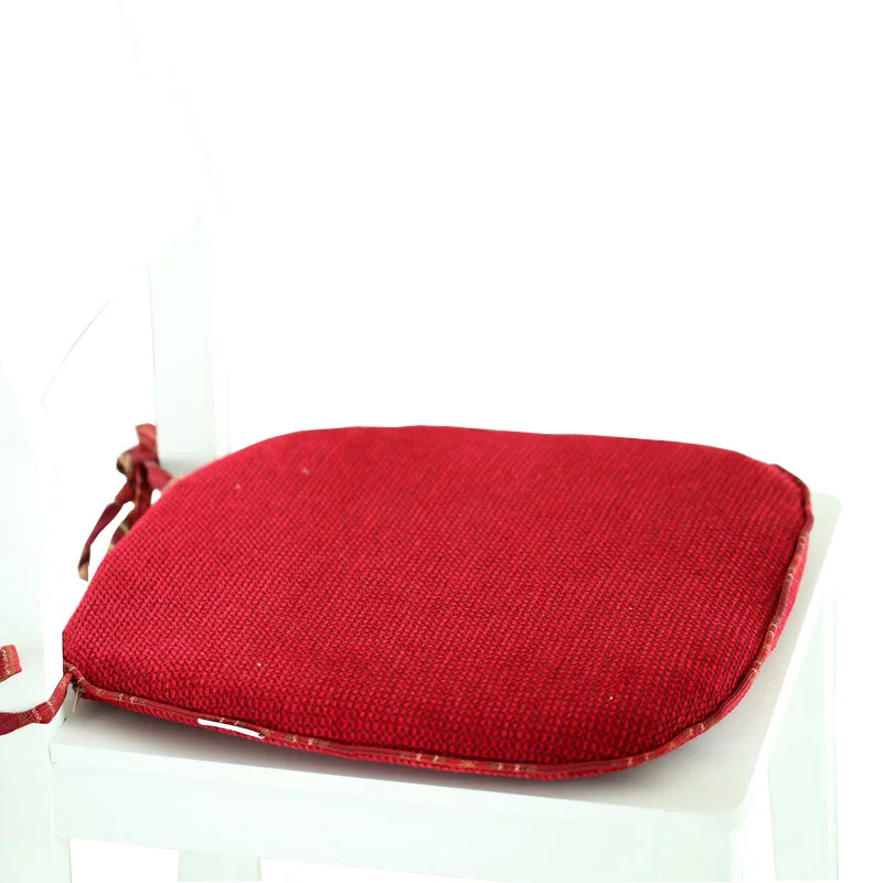 Nobildonna Removable Washable Red Seats Pad Home Kitchen Office Chair