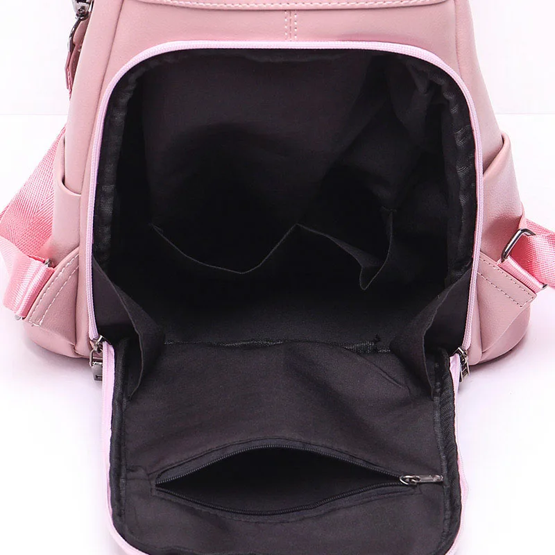 Las mujeres Mochila De cuero suave arco Rosa la escuela mochilas para adolescente niñas Casual hombro bolsa mujer de viaje Mochila XA488H Las mujeres Mochila De cuero suave arco Rosa la escuela mochilas para adolescente niñas Casual hombro bolsa mujer de viaje Mochila XA488H