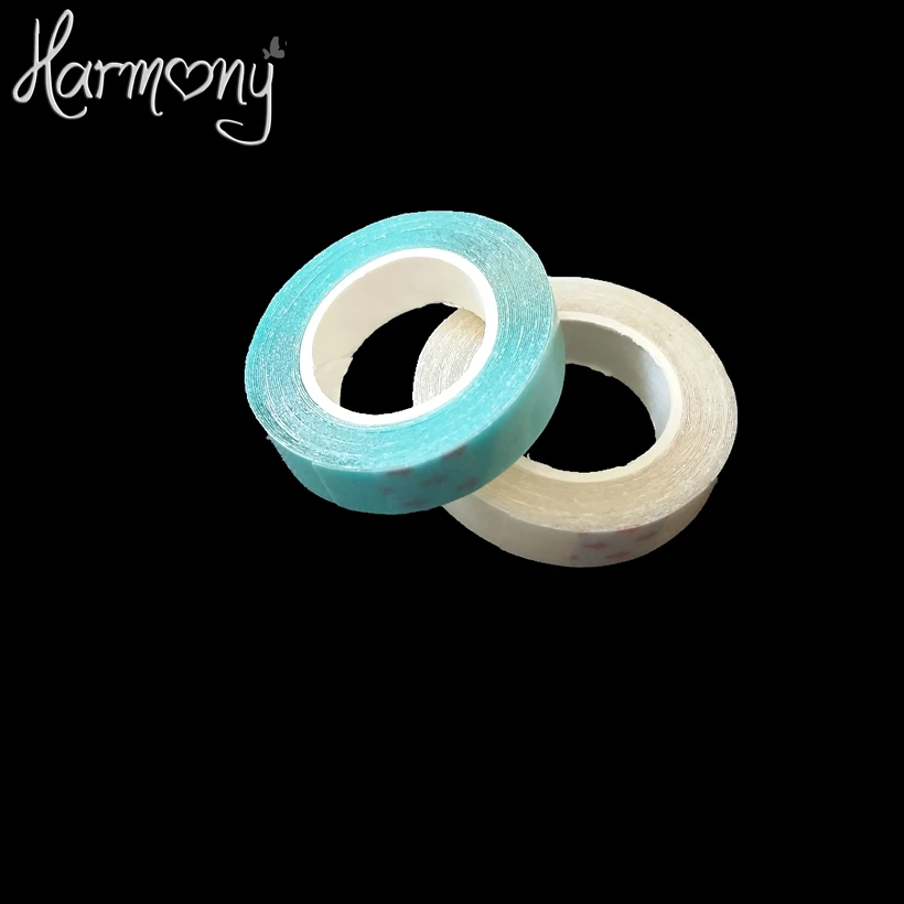 FREE SHIPPING!! 90 rolls blue color 1cm x 3 yard hair extension adhesive tape for tape hair, toupees, wigs/double sided tape