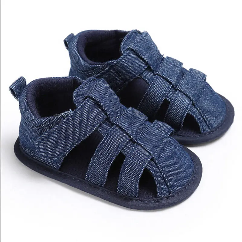 Toddler Infant Newborn Kids Baby Boys Canvas Soft Sole Crib Sneakers Sandals Shoes Fashion Baby Shoes