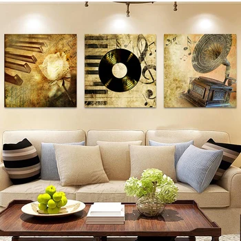 

Full Drill Diy Diamond Painting Cross Stitch Square Diamond Mosaic Kits Diamond Embroidery Old gramophone icon Needlework Craft