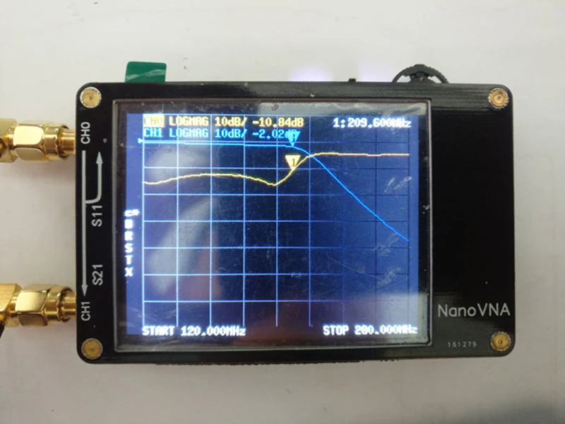 NanoVNA хост-векторный сетевой анализатор MF HF VHF UHF UV 50 кГц~ 300 МГц антенный анализатор встроенный аккумулятор 2,8 дюймовый экран