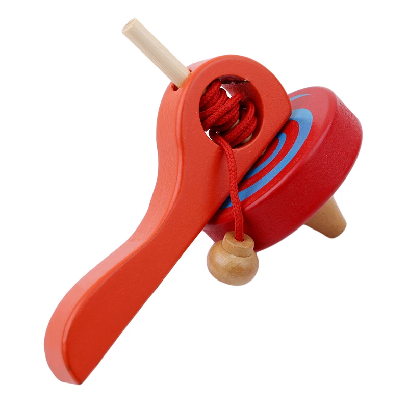 Ручка провода гироскопа детская деревянная игрушка спиннинг Топы гироскоп Beyblade деревянная детская спортивная игрушка Ранние развивающие детские игрушки