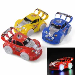 Качественный запас Красочный светодиодный Универсальный музыкальный автоматический рулевой осветительный автомобиль игрушка для детей
