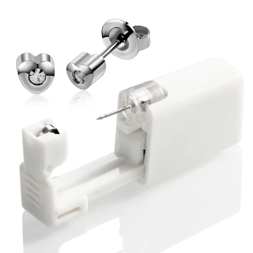 SWANJO 1PC Gun to Pierce Ear Disposable Sterile Ear Piercing Unit Cartilage Tragus Helix