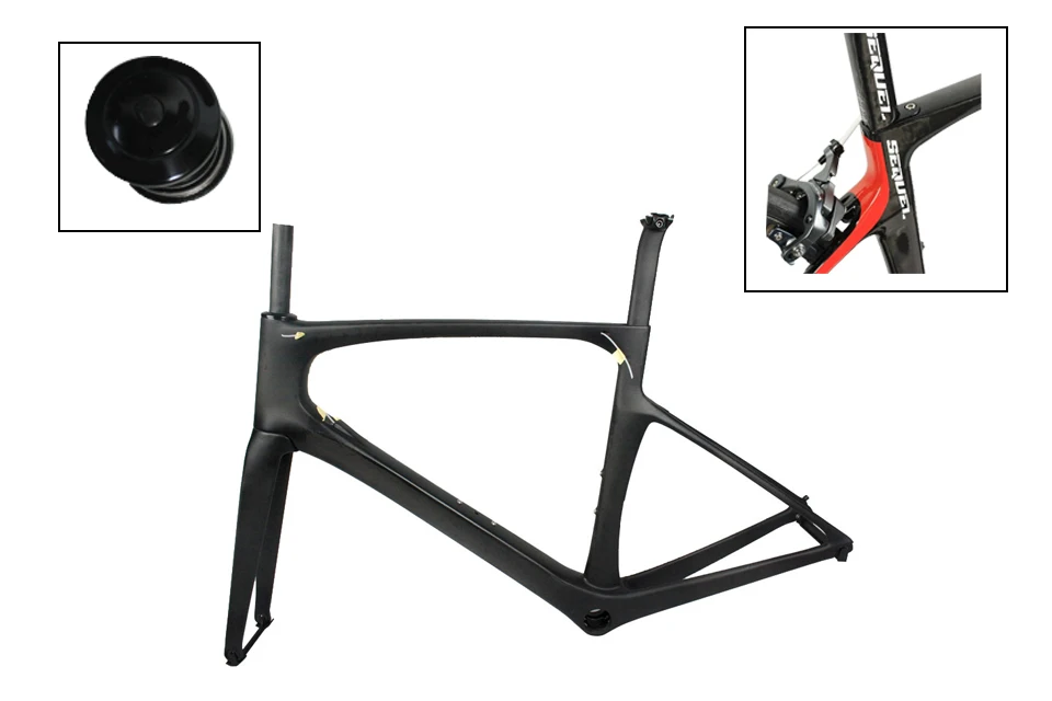 Excellent DC010 carbone route  Toray T1000 frame+fork+seatpost+clamp+headset PF30/BB30 cheap carbon frame road bike 2 years warranty 30