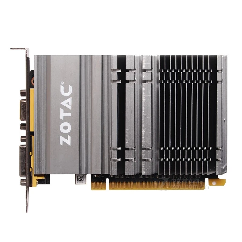 Видеокарта ZOTAC GeForce GT 610, 1 ГБ, 64 бит, GDDR3, видеокарта, GPU карта для NVIDIA, оригинал GT610 1GD3, Dvi, VGA, PCI E, Iceman VB VD|Графические карты|   | АлиЭкспресс