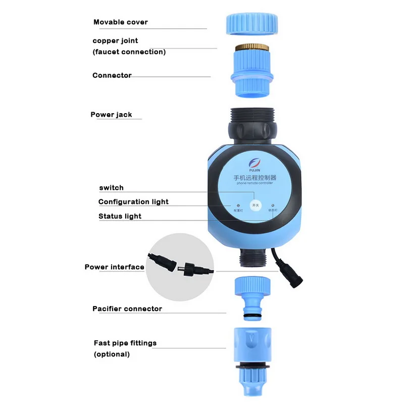 Садовый кран таймер для орошения сада WiFi телефон Интеллектуальный домашний пульт дистанционного управления электромагнитным клапаном система полива таймер