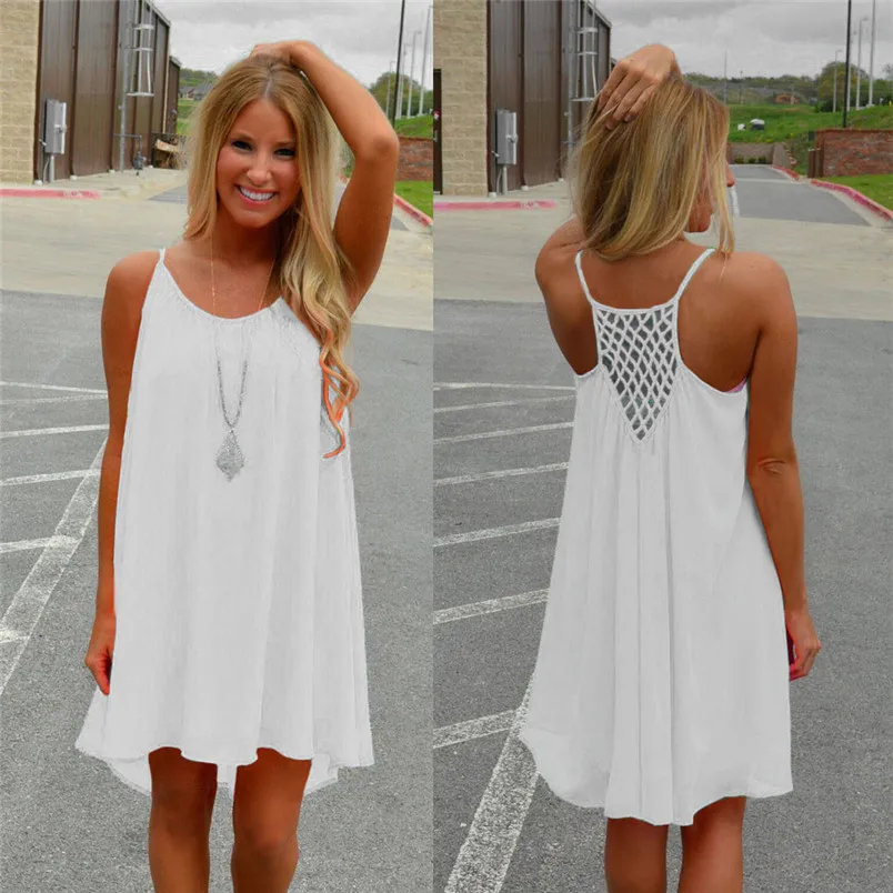 

Women Beach Dress Fluorescence Female Summer Dress Chiffon Voile Women Dress 2018 Women Clothing Plus Size 8703