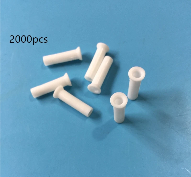2000pcs LC dust cap for LC optical adapter SM MM APC UPC white color