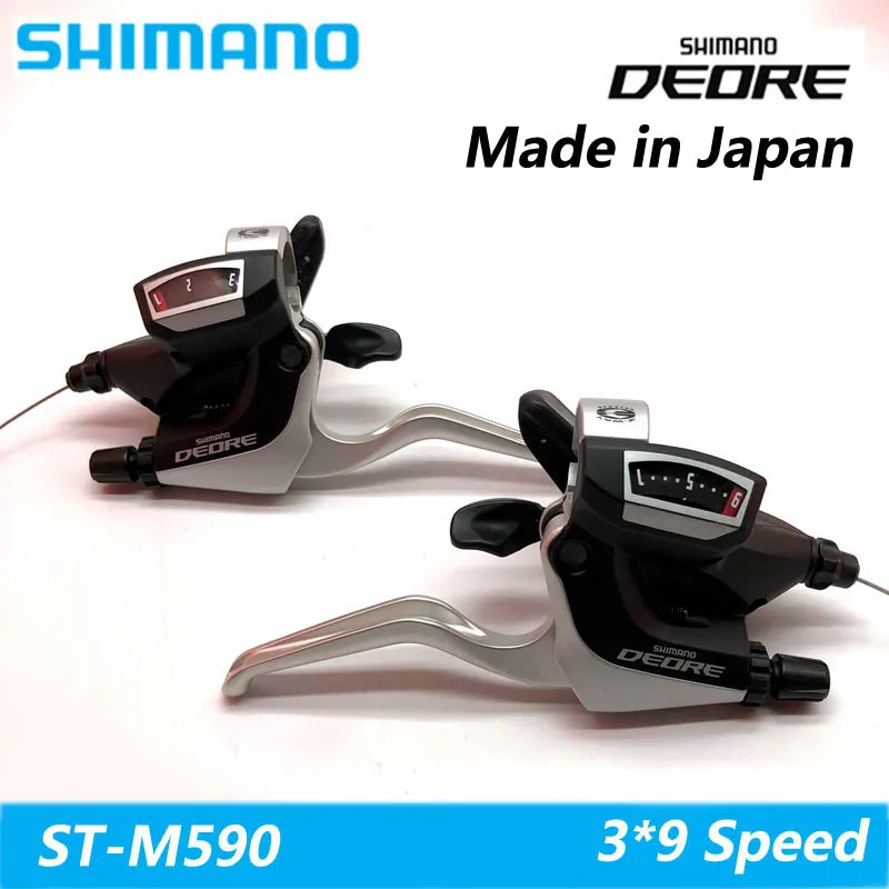 SHIMANO DEORE دراجة هوائية جبلية ST-TM590 DIP دراجة الفرامل مقبض العمود المرفقي التبديل شيفتر MTB دراجة Derailleur دراجة أجزاء
