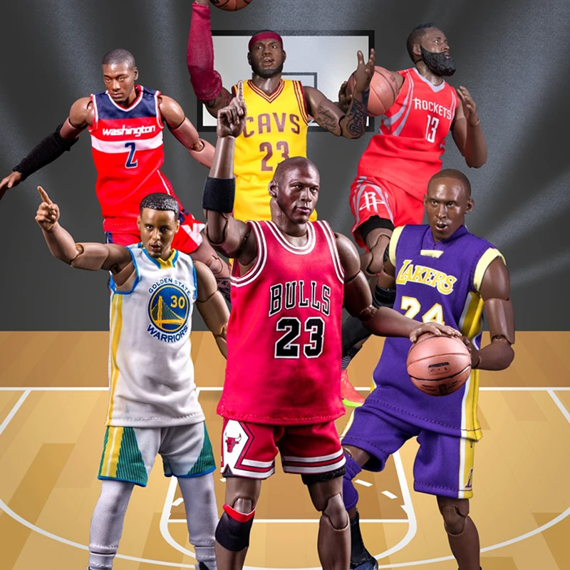 

Basketball figure jordan Curry James Harden John Wall Kobe Bryant Joints Moveable 22cm Action Figure Toys