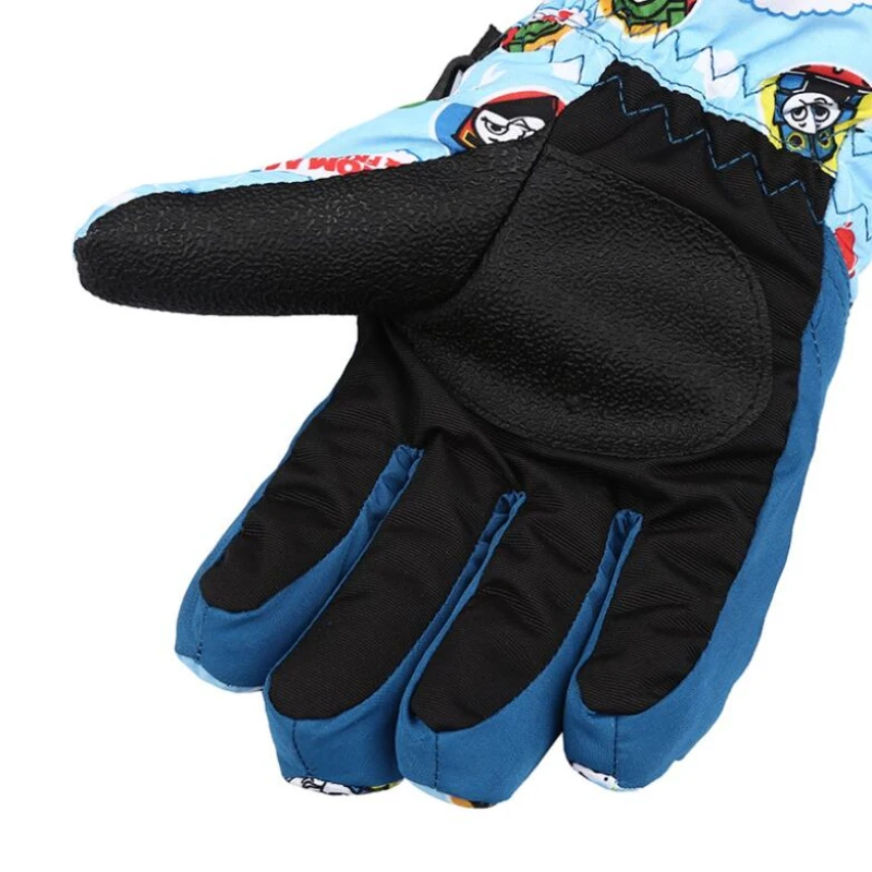 Children Winter Girls Boys Ski Gloves-12