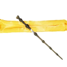 Novo potter varinha mágica dumbledore velho prop varinha cosplay varita metal núcleo de ferro varinha mágica brinquedos do miúdo