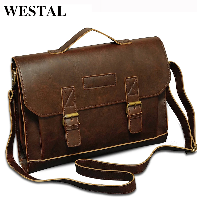Brand New Fashion Men's Shoulder Bag Simple Vintage Leather Men Messenger Korean Style Cool Handbag Male briefcase 2016 сумка женская